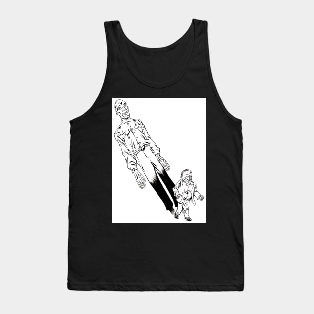 The Giant and the Arm Tank Top by Firelight Comics